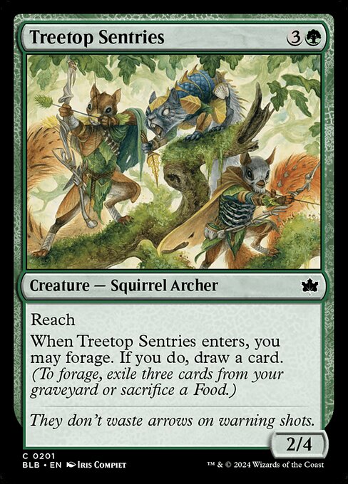 Treetop Sentries - Bloomburrow - 201