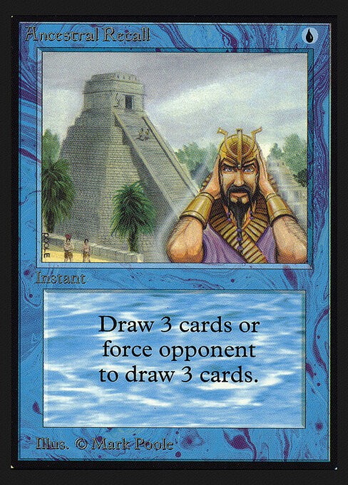 Ancestral Recall - Intl. Collectors' Edition - 48