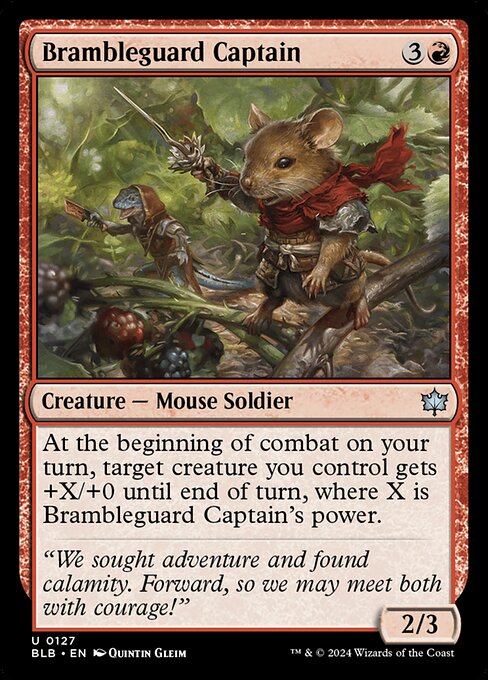Brambleguard Captain - Bloomburrow - 127