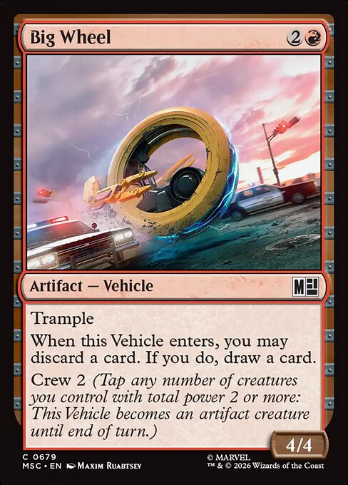 Big Wheel - Marvel Super Heroes Commander - 679