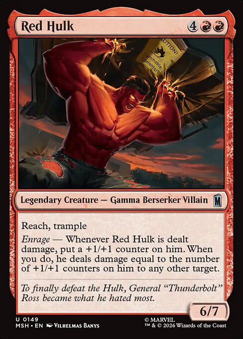 Red Hulk - Marvel Super Heroes - 149