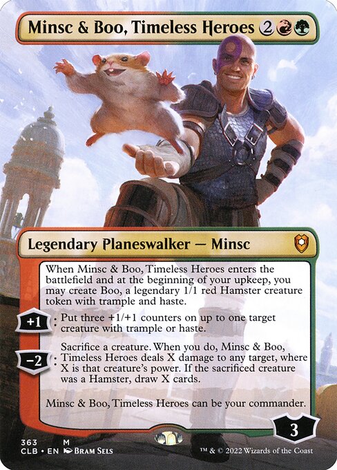 Minsc & Boo, Timeless Heroes - Commander Legends: Battle for Baldur's Gate - 363