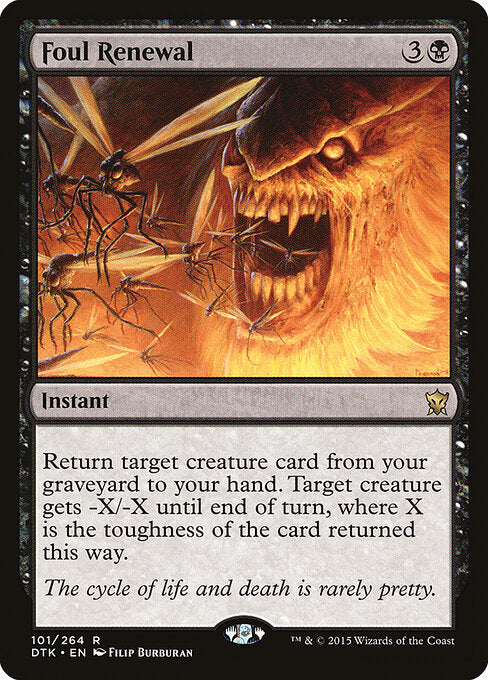 Foul Renewal - Dragons of Tarkir - 101