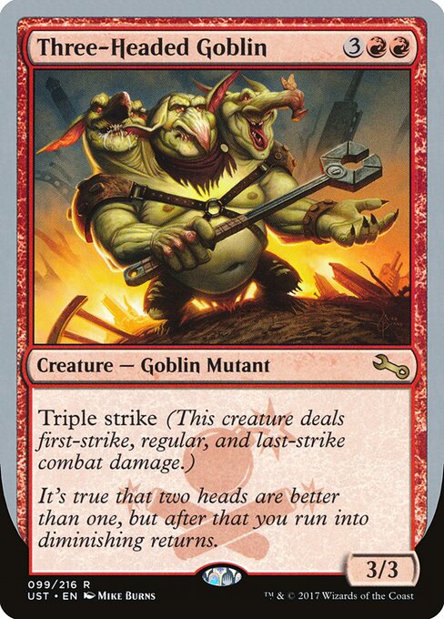 Three-Headed Goblin - Unstable - 99