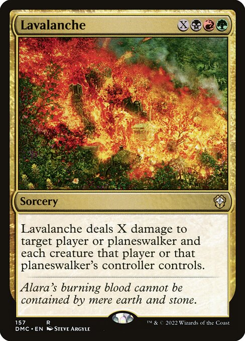 Lavalanche - Dominaria United Commander - 157