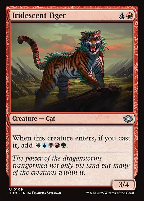 Iridescent Tiger - Tarkir: Dragonstorm - 109