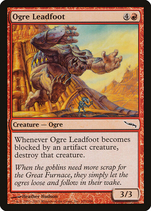 Ogre Leadfoot - Mirrodin - 102