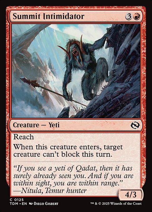 Summit Intimidator - Tarkir: Dragonstorm - 125