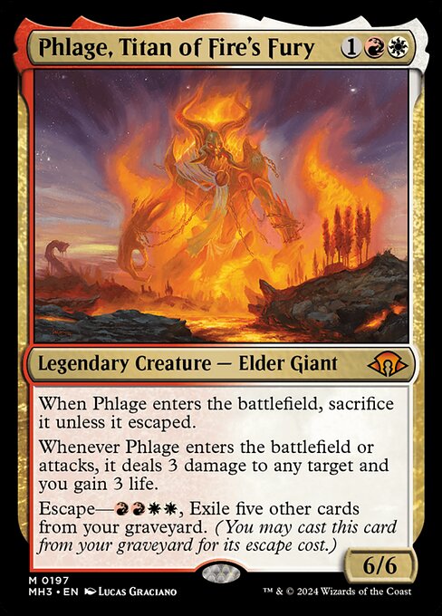 Phlage, Titan of Fire's Fury - Modern Horizons 3 - 197