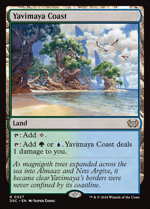 Yavimaya Coast - Duskmourn: House of Horror Commander - 327