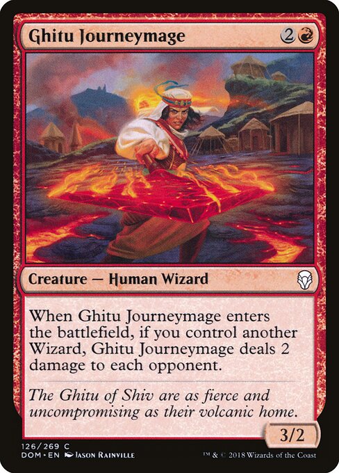 Ghitu Journeymage - Dominaria - 126