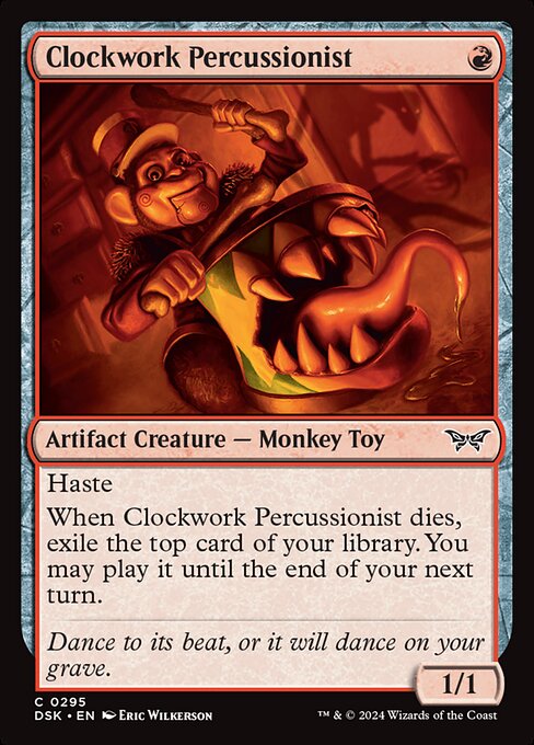 Clockwork Percussionist - Duskmourn: House of Horror - 295