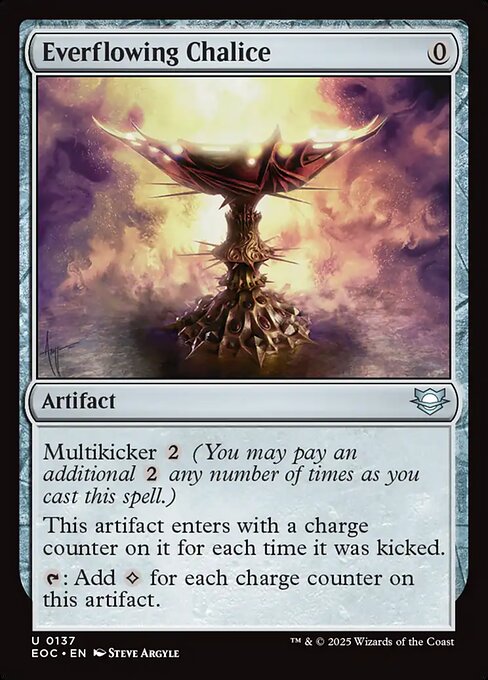 Everflowing Chalice - Edge of Eternities Commander - 137
