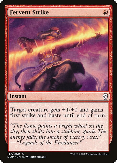 Fervent Strike - Dominaria - 117