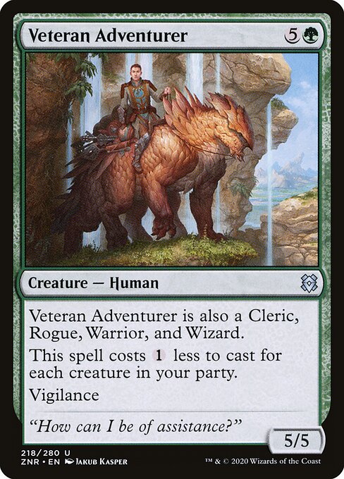 Veteran Adventurer - Zendikar Rising - 218