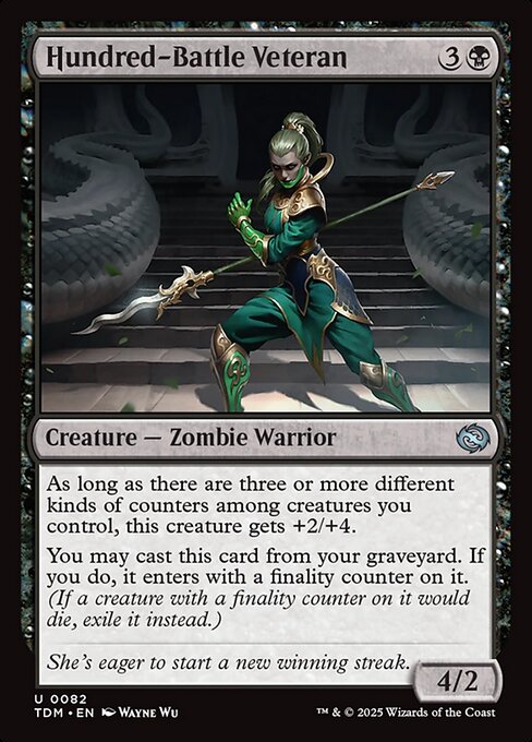 Hundred-Battle Veteran - Tarkir: Dragonstorm - 82