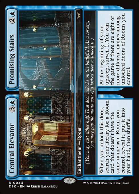 Central Elevator // Promising Stairs - Duskmourn: House of Horror - 44