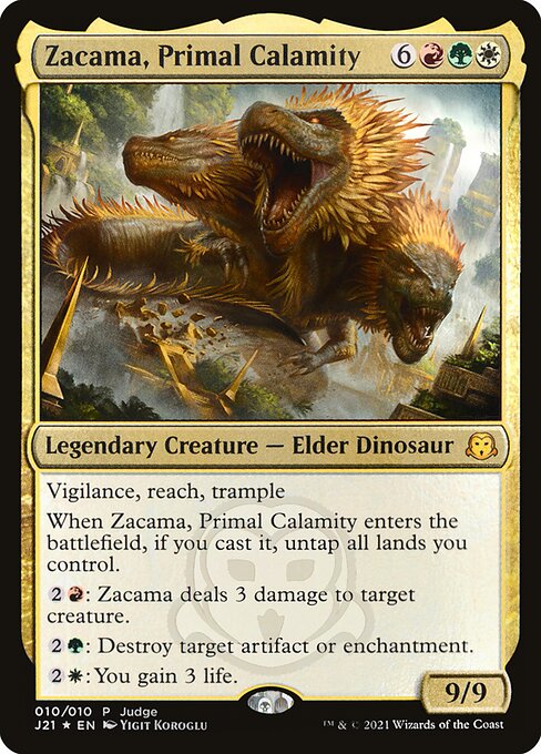 Zacama, Primal Calamity - Judge Gift Cards 2021 - 10
