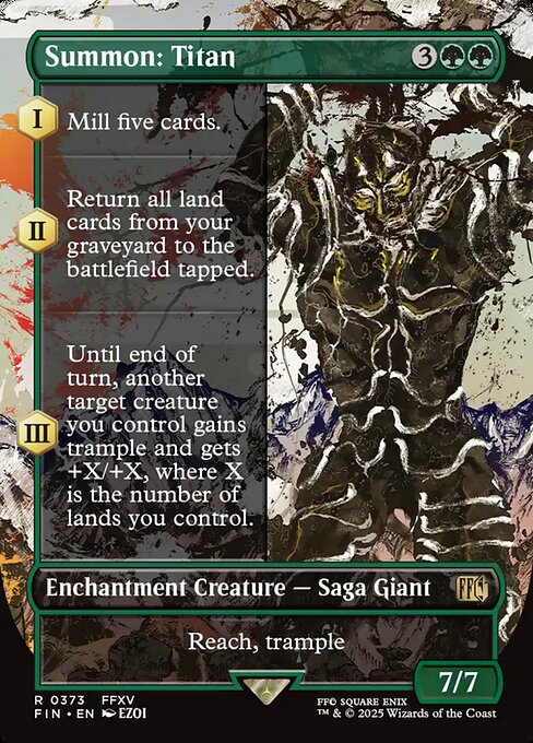 Summon: Titan - Final Fantasy - 373