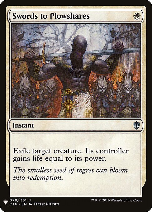 Swords to Plowshares - The List - C16-78