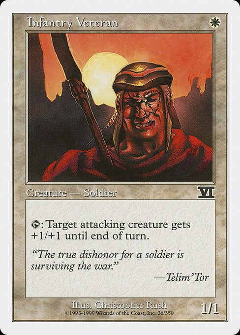 Infantry Veteran - Classic Sixth Edition - 26