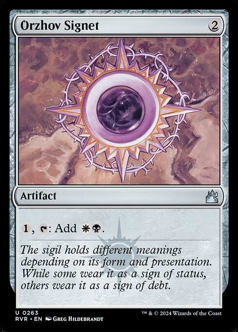Orzhov Signet - Ravnica Remastered - 263