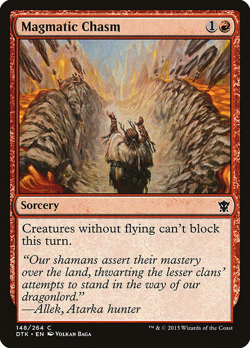Magmatic Chasm - Dragons of Tarkir - 148