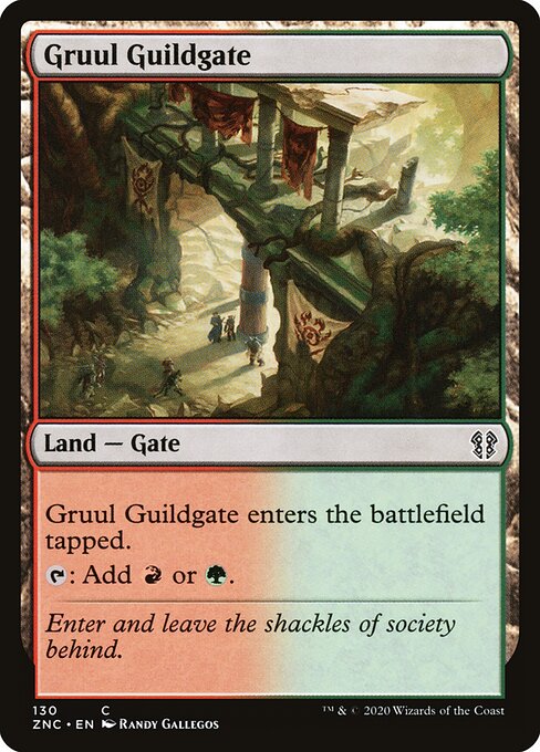 Gruul Guildgate - Zendikar Rising Commander - 130