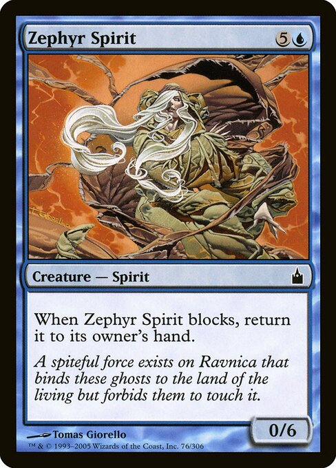 Zephyr Spirit - Ravnica: City of Guilds - 76