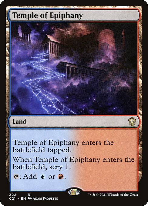 Temple of Epiphany - Commander 2021 - 322