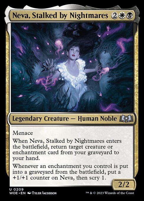 Neva, Stalked by Nightmares - Wilds of Eldraine - 209