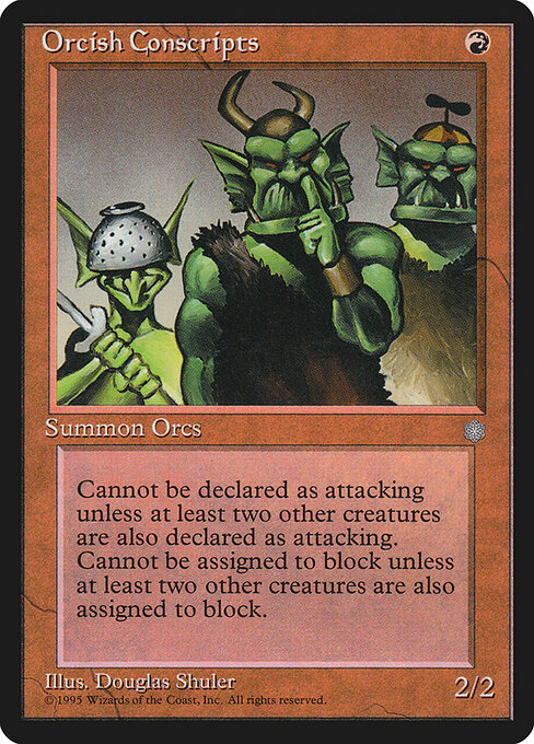 Orcish Conscripts - Ice Age - 206