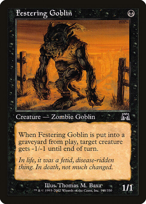 Festering Goblin - Onslaught - 148