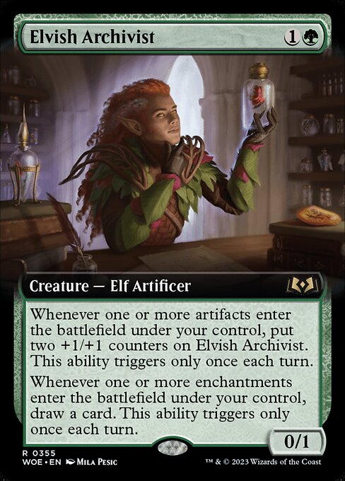 Elvish Archivist - Wilds of Eldraine - 355