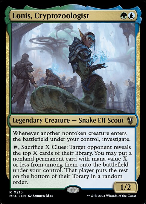 Lonis, Cryptozoologist - Murders at Karlov Manor Commander - 215