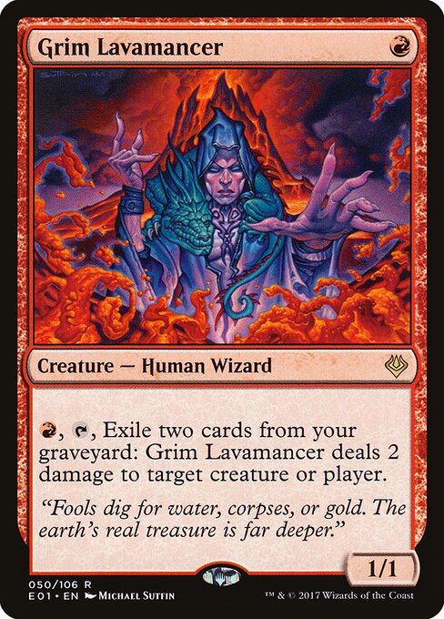 Grim Lavamancer - Archenemy: Nicol Bolas - 50