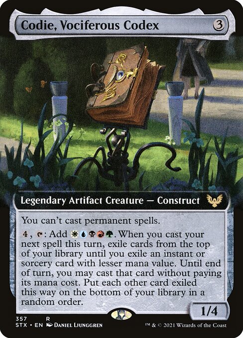 Codie, Vociferous Codex - Strixhaven: School of Mages - 357