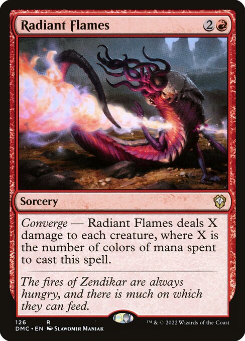 Radiant Flames - Dominaria United Commander - 126