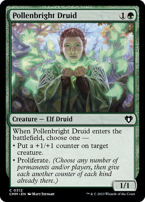 Pollenbright Druid - Commander Masters - 312