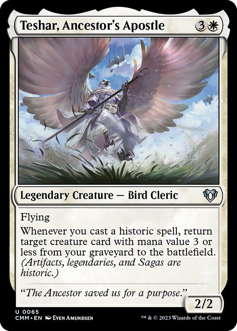 Teshar, Ancestor's Apostle - Commander Masters - 65