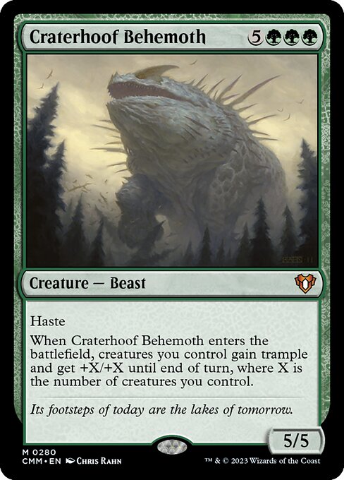 Craterhoof Behemoth - Commander Masters - 280