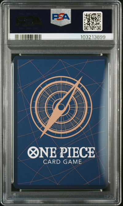 MONKEY D. LUFFY ALTERNATE ART 2023 ONE PIECE JAPANESE OP05-AWAKENING OF THE NEW ERA PSA GEM MT 10