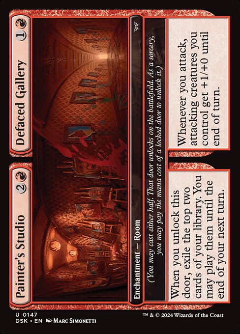 Painter's Studio // Defaced Gallery - Duskmourn: House of Horror - 147