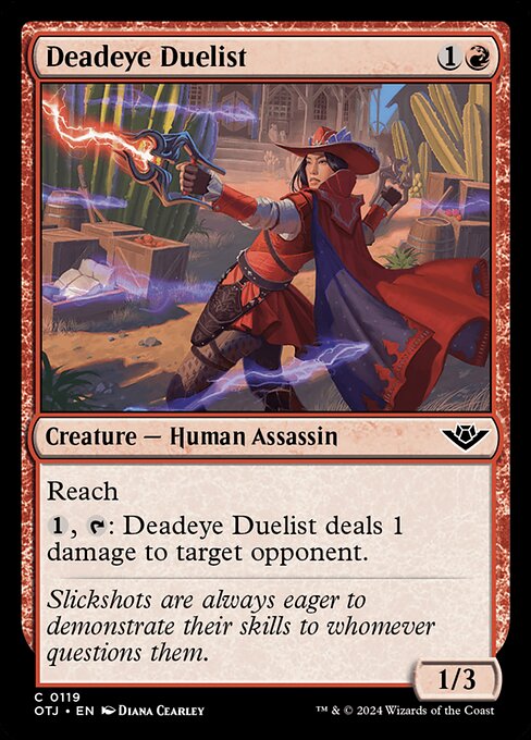 Deadeye Duelist - Outlaws of Thunder Junction - 119
