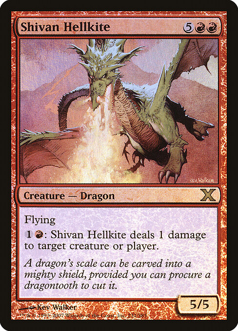 Shivan Hellkite - Tenth Edition - 231★