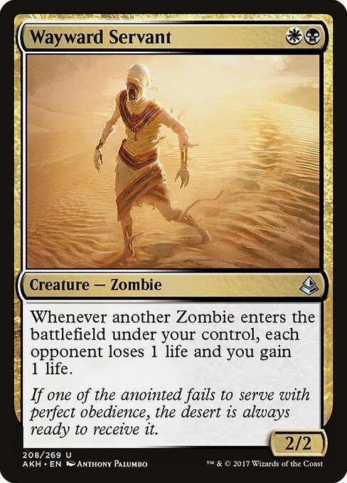 Wayward Servant - Amonkhet - 208