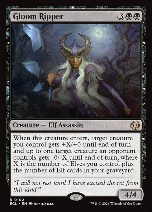Gloom Ripper - Lorwyn Eclipsed - 102