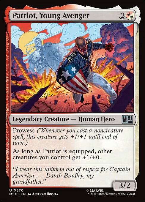 Patriot, Young Avenger - Marvel Super Heroes Commander - 570