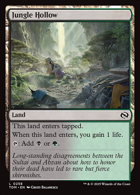 Jungle Hollow - Tarkir: Dragonstorm - 258