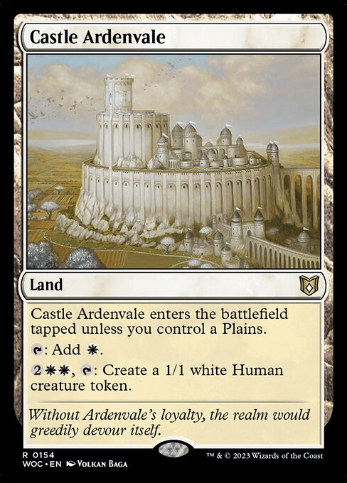 Castle Ardenvale - Wilds of Eldraine Commander - 154